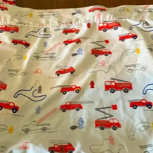 Tranquilnights fitted and  flat twin sheets, fire trucks